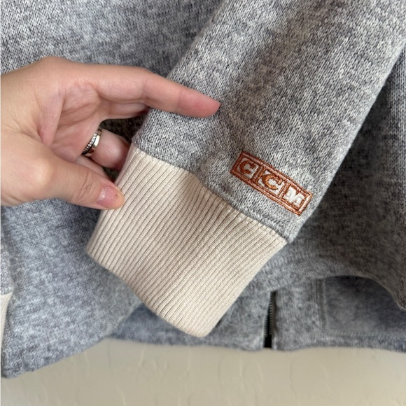 CCM NHL Golden Knights Gray Zip-Up Fleece Jacket Logo Women’s XL - Picture 9 of 9